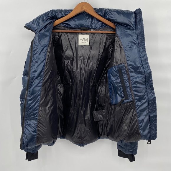 SAM. New York Womens Freestyle Down Puffer Jacket XL in Midnight - Picture 5 of 14